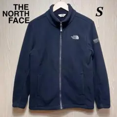ザノースフェイス　フリースジャケット　S ブラック　刺繍ロゴ