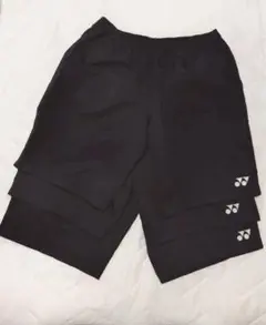 YONEX 黒 Lサイズハーフパンツ　3枚セット