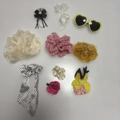 ヘアアクセサリーセット シュシュ