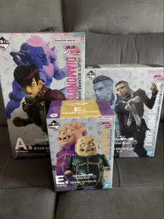 一番くじ　ジョジョの奇妙な冒険　ダイヤモンドは砕けない A賞 F賞 E賞