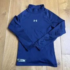 Under Armour ネイビー 厚手 アンダーシャツ YLG 150