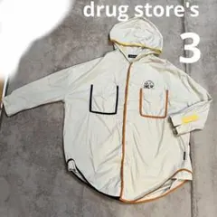 ドラッグストアーズ　サイズ3 パーカー　アウター　drugstore's