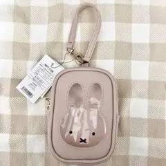 MIFFY OSHI KATSU ハンドル付き スクエアポーチ ピンク