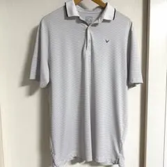 Callaway キャロウェイ ゴルフウェア ポロシャツ M ボーダー 吸汗速乾