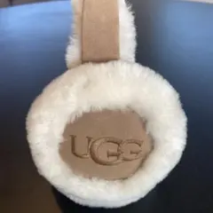 UGG アイボリー ファー耳あて【未使用に近い】