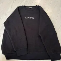 KANGOL ボアプルオーバー ブラック Fサイズ