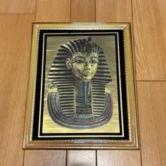 【値下げ】ヴィンテージ ツタンカーメン 鏡 パブミラー ヒエログリフ　象形文字 値下げ】ヴィンテージ ツタンカーメン 鏡 パブミラー ヒエログリフ