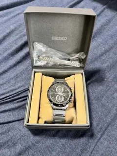 SEIKO 7T92-00F0 セイコー シルバー 箱付き 腕時計 - メルカリ
