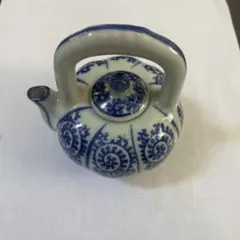 ⭐️美品 江戸期 古伊万里 総蛸唐草 銚子 共蓋 急須 状態良好
