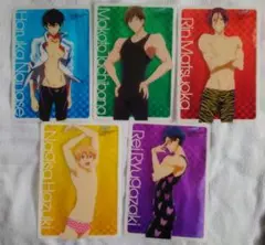 Free！　Ａ５クリア下敷き５枚セット