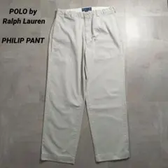 POLOラルフローレンPHILIP PANTクラシックチノホワイト系 34/30