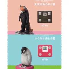 今日は何キロ　レッサーパンダ、ペンギンセット