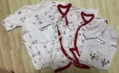 スヌーピー 新生児服　4点セット