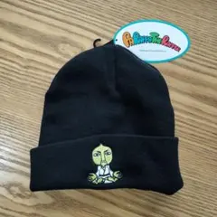 パラッパラッパー　ニット帽【新品】玉ねぎ先生　ブラック