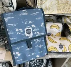 ハワイ限定WholeFoods 保冷バッグ 保冷袋 (ブルー）