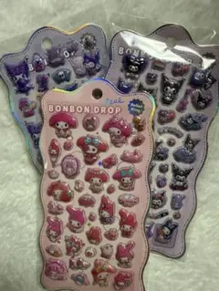 BONBON DROP マイメロ　クロミ シール 3枚セット