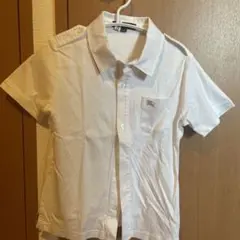 BURBERRY ホワイト ポロシャツ 120A
