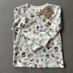 アンパンマン トップス 長袖 95 新品 綿素材 総柄 男の子 女の子