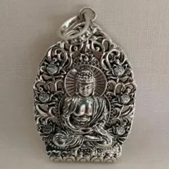 中尊寺　一字金輪仏頂尊　純銀ネックレス 中尊寺 一字金輪仏頂尊 純銀ネックレス - メルカリ