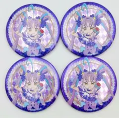 【匿名配送】映画 キミプリ ブルジュラ ホログラム缶バッジ キュアキュンキュン