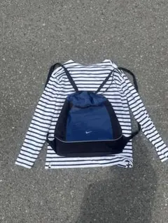 90s NIKE ナップサック archive city ネイビー　y2k