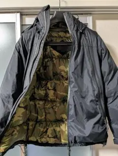 NANGA ダウンジャケット Sサイズ ブラック/迷彩