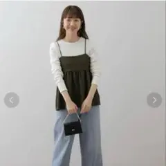【完売品】 Sonny Label ビスチェギャザーキャミソール