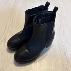 キッズ ブーツ ブラック 22cm