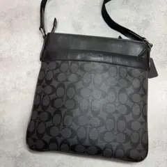 美品 コーチ ショルダーバッグ クロスボディ 斜め掛け ボディバッグ メンズ