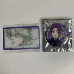 ブルーロック　エゴ展　御影玲王　箔押し缶バッジ.クリアシート