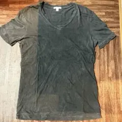 JAMES PERSE グレー 霜降りVネック Tシャツ サイズ1のサムネイル
