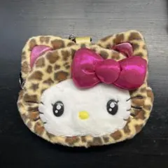 ハローキティ ヒョウ柄 ポーチ ギャルネコ
