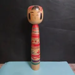 伝統こけし 土湯温泉 土湯系 工人 阿部計英 24~45cm 5体まとめ 工芸品
