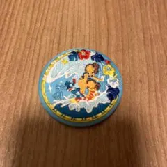 ディズニー刺繍缶バッチ　スティッチ