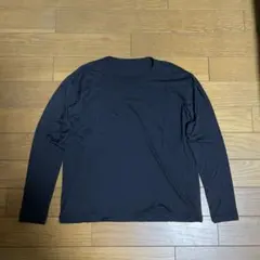 ヒアネス メリノウール ロングスリーブＴシャツ ブラックM