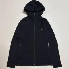 HAGLOFS ポリエステル ニット フリース フード ジャケット