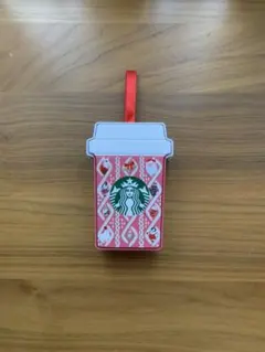 スターバックス・クリスマスオーナメント缶小物入れ(空き缶)