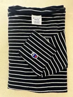 Champion ストライプ 長袖シャツ　チャンピオン