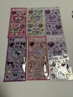 キラキラジュエルシール　サンリオ　6枚