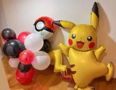 ポケモン　ピカチュウ　誕生日　バースデー　イベント風船　バルーン