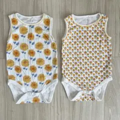 【next baby】 ロンパース ノースリーブ 2枚セット