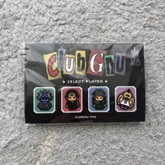 CLUB GNU キャラクター ピンバッジ 4個セット