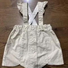 apres les cours フリル2WAYスカラップジャンパースカート