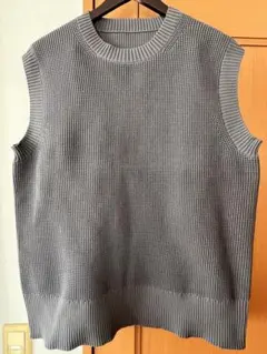 Rクック様専用）無印良品）グレー ベスト　L〜XL