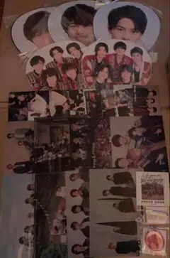 King & Prince グッズまとめ売りセット　うちわ　ポスター　会報　他