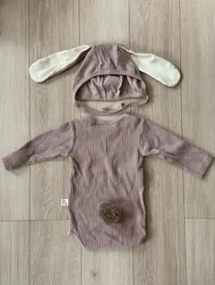 うさぎ ロンパース 80