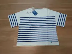 新品 オーシバル ORCIVAL☆半袖 ボーダーTシャツ★白×青 BEAMS