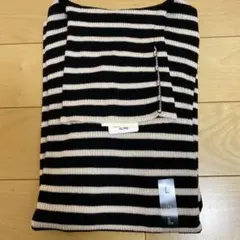 ユニクロ メリノ リブタートルネックセーター Lサイズ新品タグ付き
