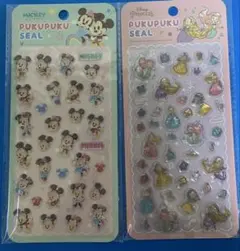 ミッキーミニー・ディズニープリンセス ぷくぷくシールセット