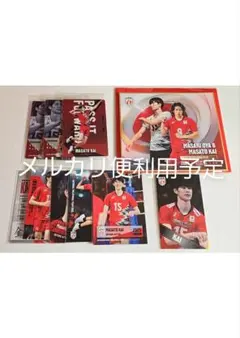 甲斐優斗　色紙　バレーボール男子　男子バレー　ウエハース　トレカ　石川祐希